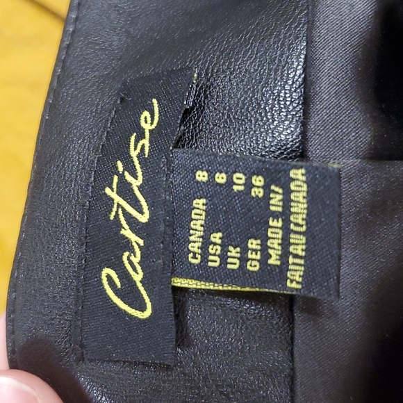 Faux Leather Mini Skirt - Picture 5 of 5